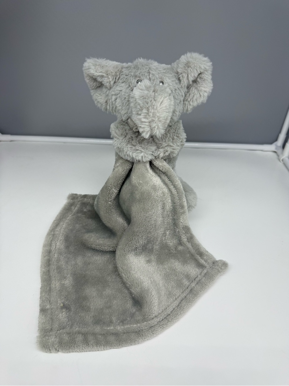 Gray Elephant Lovey in Excellent Condition 10”